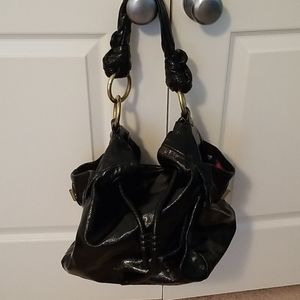 Coach Patent genuine leather handbag